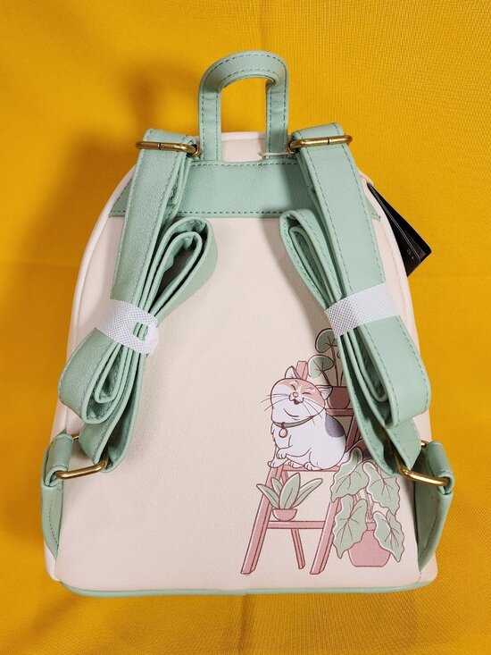 Loungefly Disney Cats & Plants Mini Backpack Soft Tag Marie Figaro Oliver NEW main image 11